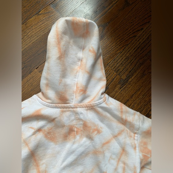 3T Snoopy Tie-Dye Hoodie Kids white orange snoopy skateboard gender neutral - Picture 9 of 15
